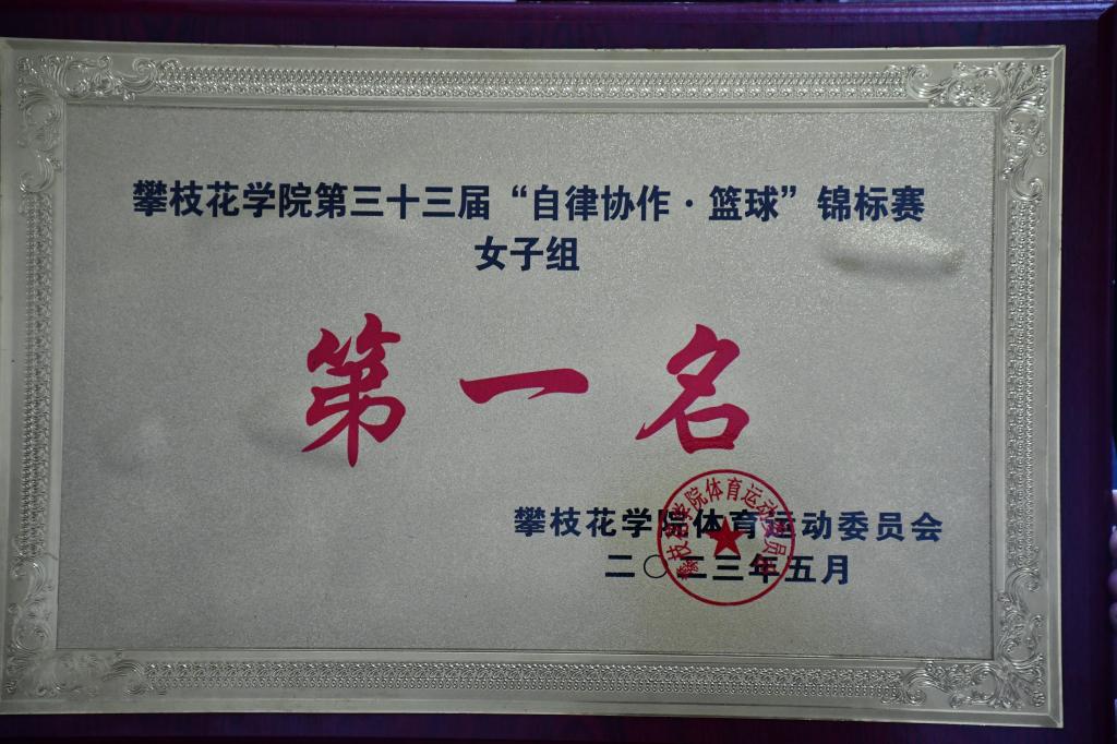 365英国上市官网在365英国上市官网第三十三届“自律协作篮球”锦标赛中获得女子组第一名